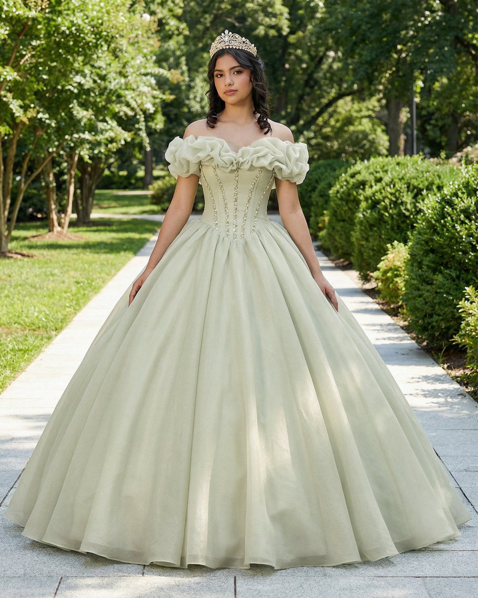 Lavender A - Line Off Shoulder Long Prom Dresses Purple Dress - KissProm