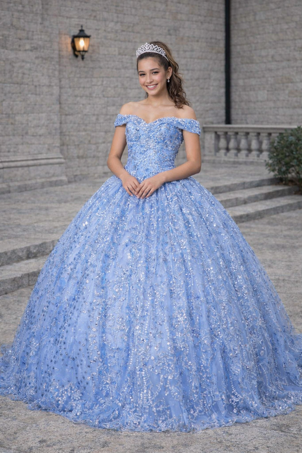BLUE QUINCEANERA DRESSES