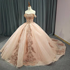 Classic Organza with Embroidery Cap Sleeve Sequined Quinceanera Dresses - KissProm