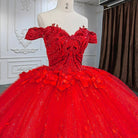 Sweet Valentine Red Quinceanera Dress