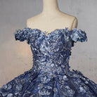 Aveline | Sweetheart A Line Off-the-shoulder Quinceanera Dresses with 3D Flower and Pearls