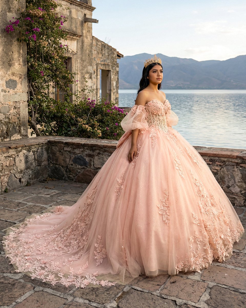 Ball - Gown Pink Tulle Sweetheart Sleeveless Quinceanera Dresses with Bow - KissProm