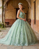 Quinceanera Ball Gown Sweetheart Quinceanera Dresses With Appliques - KissProm