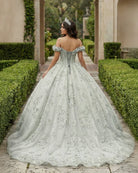 Quinceanera Dress Elegant Grey Quinceanera Dresses Sweetheart Sleeveless Ball Gown Party Dresses - KissProm