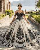 Soraya | Spaghetti Straps Embroidery Lace Quinceanera Dresses - KissProm