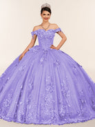 Illa | Ball Gown Organza Sweetheart  Burgundy Quinceanera Dress