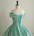 Pink Quinceanera Dresses Sequin Off The Shoulder Ball Gown Dresses