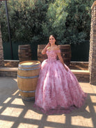 Off Shoulder Sweetheart Neckline Sparkly Quinceanera Dresses with Appliques