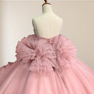 Pink Strapless Sleeveless Ball Gown Corset Quinceanera Dresses