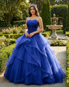 Royal Blue Lace Prom Dresses Royal Blue Lace Formal Graduation Dresses - KissProm