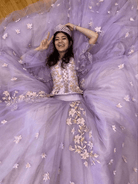 Stunning Tulle Appliques Ball Gown Princess Dress - KissProm